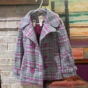 Girls wool blend fall/winter coat. Size 7/8